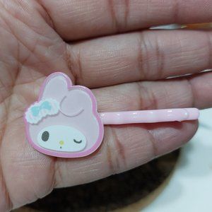 Super Cute Girl's My Melody Adorably Blinking Plastic Hair Clip